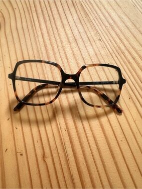 Toms Tortoiseshell Blue Blocking Frame Glasses